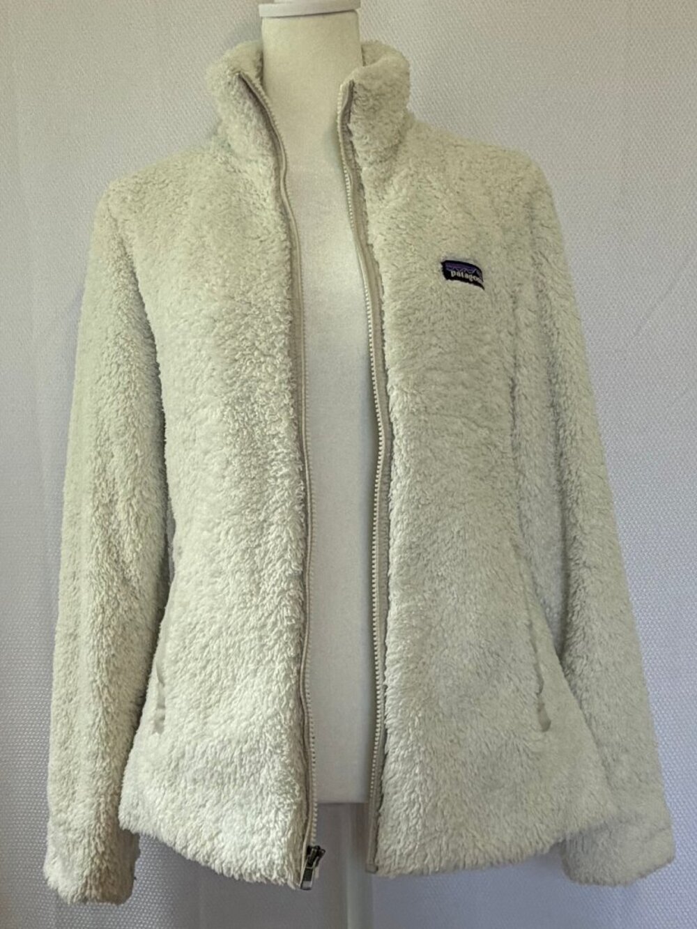 Patagonia Women's Los Gatos Birch White Fleece Outdoor Jacket - Picture 8 of 16